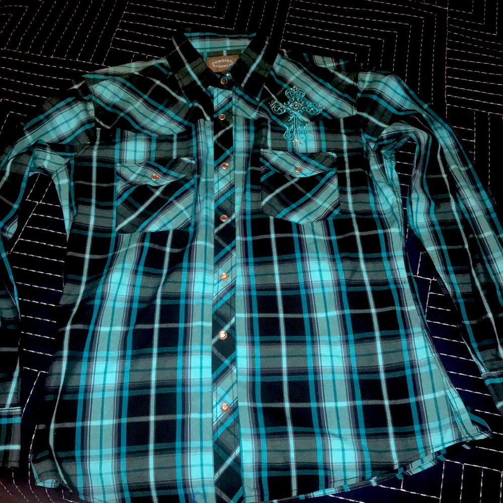 Long sleeve cowgirl shirt